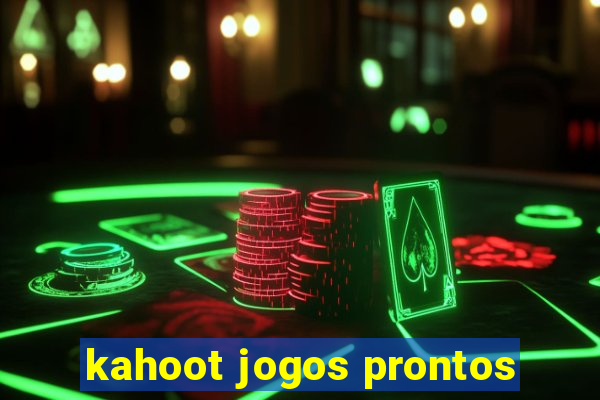 kahoot jogos prontos